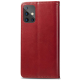 Чохол-книжка Leather GETMAN with card holder Samsung A515 Galaxy A51 red PLS-00-00088228