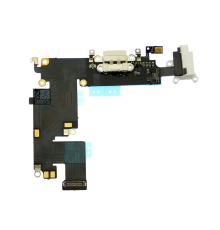 Шлейф iPhone 6 Plus з роз'ємом зарядки white PLS-00-00011112