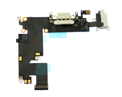 Шлейф iPhone 6 Plus з роз'ємом зарядки white PLS-00-00011112