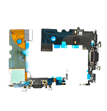 Шлейф iPhone 8 з роз'ємом зарядки black (Original China) PLS-00-00027878