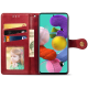 Чохол-книжка Leather GETMAN with card holder Samsung A515 Galaxy A51 red PLS-00-00088228
