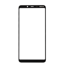 Скло дисплея Nokia 3.1 Plus Dual Sim (TA-1104) black (Original China) PLS-00-00022399