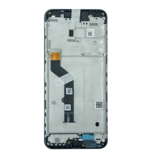 Дисплей Motorola XT2083 Moto G9 Play з сенсором та рамкою black (Original) PLS-00-00093699