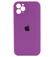 Чохол Silicone Case Квадратні Борти Full Camera iPhone 11 Pro grape PLS-00-00101402