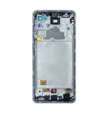 Дисплей Samsung A725 Galaxy A72 (2021) з сенсором та рамкою light violet (Original) PLS-00-00081630