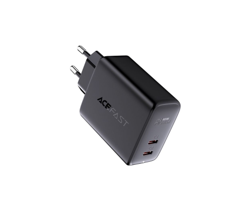 Зарядний пристрій Acefast A9 40W 3A 2USB-C black PLS-00-00101592