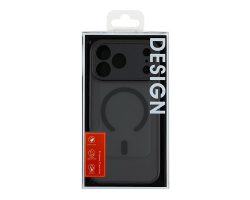 Чохол TPU+PC Anti Drop Full Camera with MagSafe-C для iPhone 17 Pro Max Black ma39005_3869553