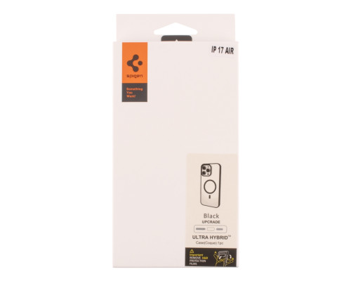 Чохол TPU+PC Spigen Ultra Hybrid with Magsafe для iPhone 17 Air Black ma38157_3667650 2020000491149