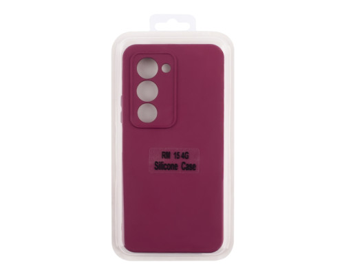 Чохол Silicone Cover Full Camera (A) для Xiaomi Redmi 15 4G 42.Maroon ma38844_3868618 2020000494942