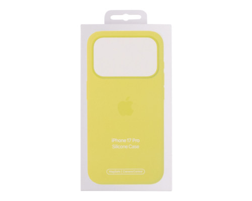 Чохол Silicone Case with MagSafe IC для iPhone 17 Pro Neon Yellow ma38629_3867782