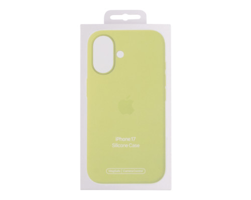 Чохол Silicone Case with MagSafe IC для iPhone 17 Neon Yellow ma38630_3867794 2020000488439