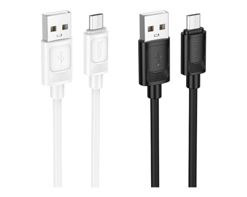 Кабель USB Hoco X122 Silicone Micro 2.4A Білий ma38357_3668377