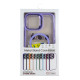 Чехол TPU+PC+Metal Stand Case with MagSafe and Camera Lenses для iPhone 12 Pro Max М'ята упаковка Purple ma85207_220501 2020000506515