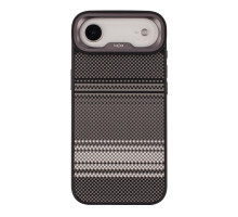 Чохол Kajsa Resort Collection Gradient Stripe with MagSafe для iPhone 17 Air Black O-Ring ma96250_249675 2020000507543