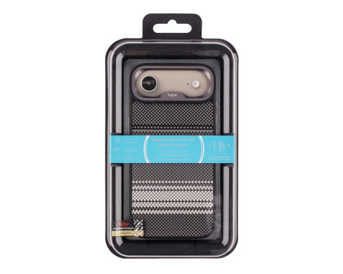 Чохол Kajsa Resort Collection Gradient Stripe with MagSafe для iPhone 17 Air Black O-Ring ma96250_249675 2020000507543
