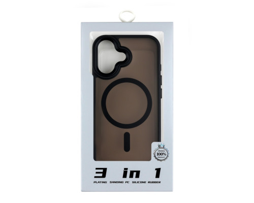 Чохол TPU+PC ShadowMat with MagSafe для iPhone 17 Black ma38953_3869056 2020000497783