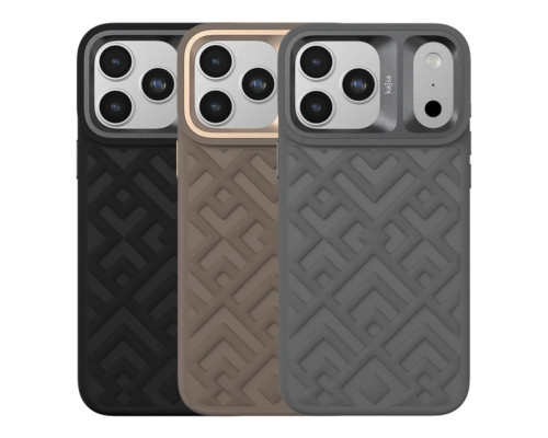 Чохол Kajsa Briquette Collection Rhombus with MagSafe для iPhone 17 Pro Black B-Ring ma39045_3869655 2020000509400