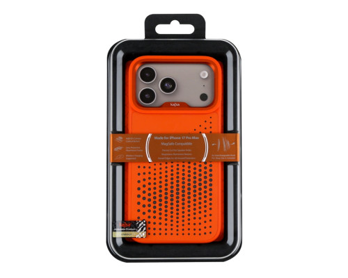 Чохол Kajsa Splendid Collection Circle with MagSafe для iPhone 17 Pro Max Orange Plus O-Ring ma129241_333638 2020000508960