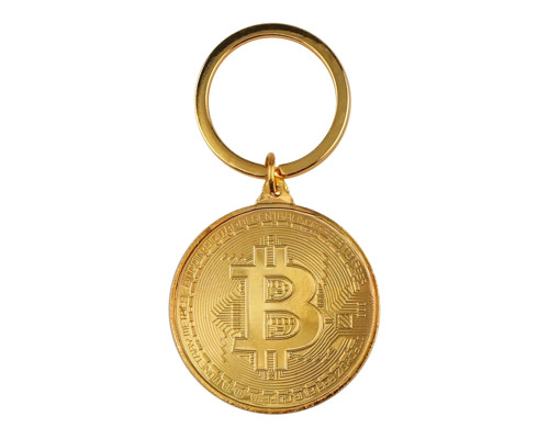 Брелок Bitcoin Золотий ma38796_3868340