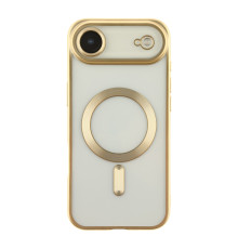 Чохол TPU Metallic Chrome Full Camera with Magsafe для iPhone 17 Air Chrome Gold ma38676_3867896