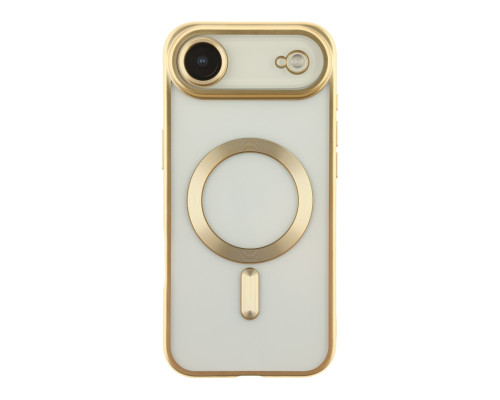 Чохол TPU Metallic Chrome Full Camera with Magsafe для iPhone 17 Air Chrome Gold ma38676_3867896