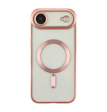 Чохол TPU Metallic Chrome Full Camera with Magsafe для iPhone 17 Air Chrome Rose ma38676_3867898