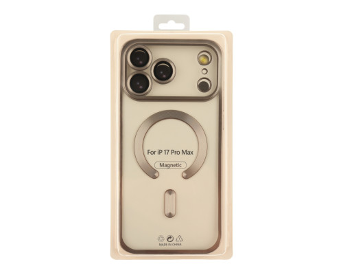 Чохол TPU Metallic Chrome Full Camera with Magsafe для iPhone 17 Pro Max Titan ma38678_3867916