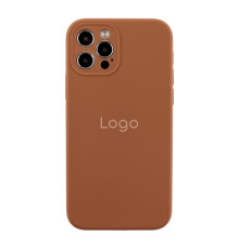 Чохол Silicone Case Full Size with Frame для iPhone 12 Pro Max 93.New Brown ma24508_1601138