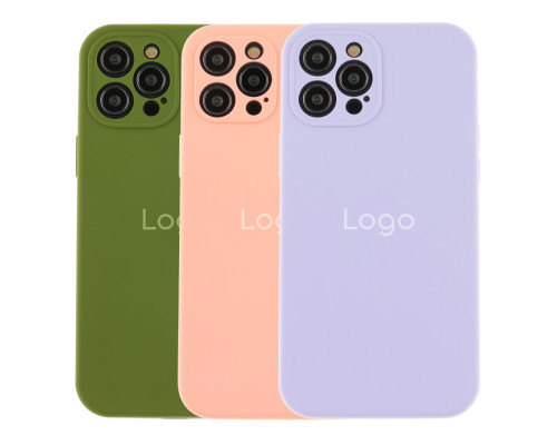 Чохол Silicone Case Full Size with Frame для iPhone 12 Pro Max 93.New Brown ma24508_1601138