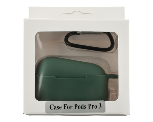 Футляр Silicone Case with hook для Airpods Pro 3 71.Dark Green ma38720_3868007