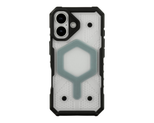 Чохол TPU+PC ArmorHex Magnetic Case для iPhone 17 Transparent/Grey ma38104_3667572 2020000496458