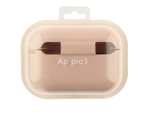 Футляр Silicone Case with microfibra для Airpods Pro 3 19.Pink sand ma38721_3868017
