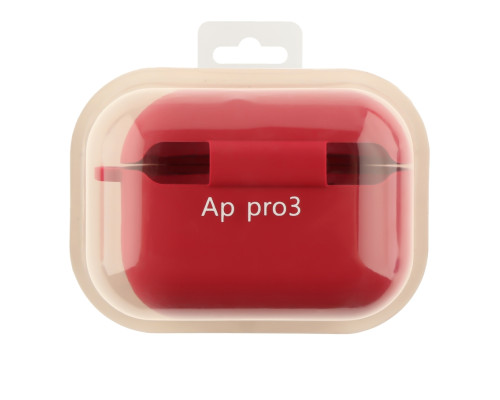 Футляр Silicone Case with microfibra для Airpods Pro 3 38.Shiny pink ma38721_3868022