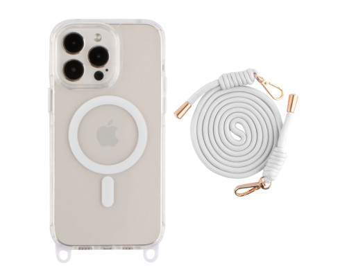 Чохол TPU+PC LanyardCase with MagSafe для iPhone 17 Pro Max White ma39121_3869973 2020000499794