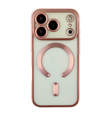 Чохол TPU Metallic Chrome Full Camera with Magsafe для iPhone 17 Pro М'ята упаковка Chrome Rose ma262180_691846 2020000519379