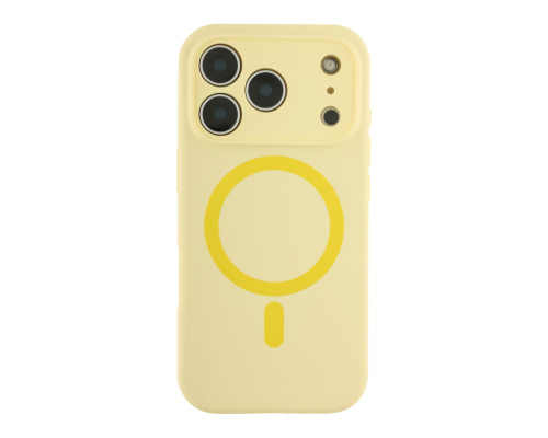 Чохол Glow Silicone Case Full Camera with Magsafe для iPhone 18 Pro Max Yellow ma253985_761835 2020000520160