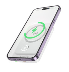 Універсальна Мобільна Батарея Power Bank Borofone BJ63A Nimble PD20W magnetic 10000mAh Колір Бiлий 6941991113956 ma35172_3345232