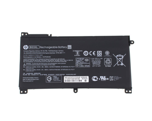 Оригінальна батарея для ноутбука HP BI03XL (Stream 14-AX, 13-U, 14-CB) 11.55V 3470mAh 41.7Wh Black (844203-855) NBB-101521