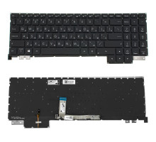Клавіатура для ноутбука ASUS (H5600 series), rus, black, без кадру, підсвічування клавіш NBB-113411