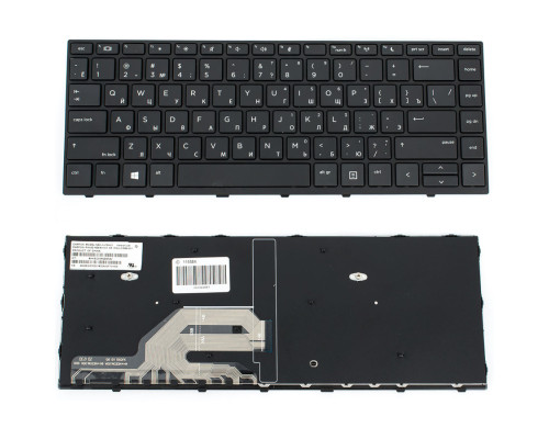 Клавіатура для ноутбука HP (ProBook: 430 G5, 440 G5) rus, black (оригінал) NBB-115584