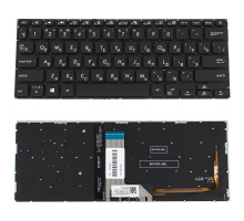 Клавиатура для ноутбука ASUS (X409 series) rus, black, без фрейма, подсветка клавиш NBB-121854