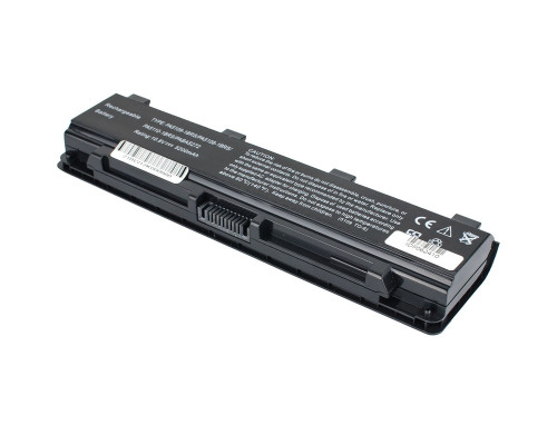 Батарея для ноутбука Toshiba PA5108U-1BRS (Satellite C50, C50T, C50D, C55, C55D, C55DT, C75, C75D series) 10.8V 5200mAh Black