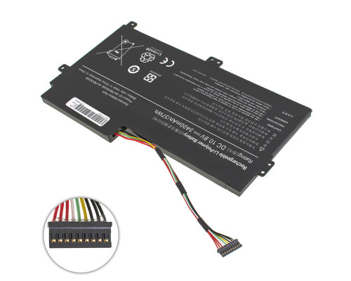 Батарея для ноутбука Samsung NP370R5E (NP370R4E, NP450R4E, NP450R5E) 10.8V 3400mAh 37Wh Black NBB-123396