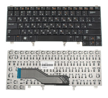 Клавіатура для ноутбука DELL (Latitude: E5420, E6320, E6330, E6430) rus, black, без джойстика (без платки) NBB-124515