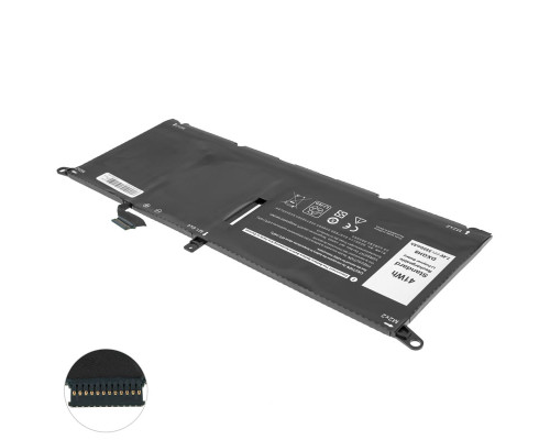 Батарея для ноутбука DELL DXGH8 (XPS: 13 7390, 9370, 9380) 7.6V 5500mAh Black NBB-124808