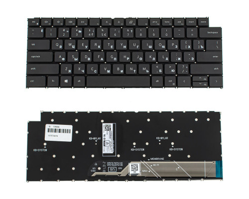 Клавіатура для ноутбука DELL (Vostro: 5310, 5320) rus, black, без фрейму NBB-126086