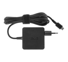 Оригінальний блок питания для ноутбука ASUS USB-C 45W, Type-C, 19V, 2.37A, квадратный, адаптер+переходник, Black