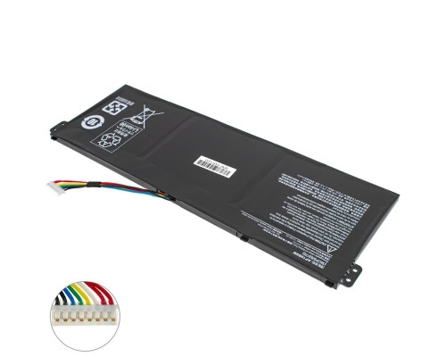 Батарея для ноутбука ACER AP19B8M (SF313-51N, SF513-55N, ConceptD 3 Pro CN315-72P) 11.61V 4821mAh 55.97Wh, Black