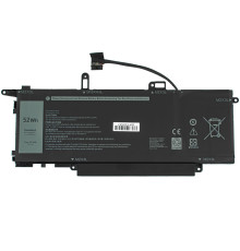 Батарея для ноутбука DELL NF2MW (Latitude 9410) 7.6V 6500mAh 52Wh Black NBB-128433