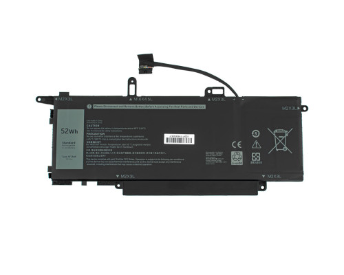 Батарея для ноутбука DELL NF2MW (Latitude 9410) 7.6V 6500mAh 52Wh Black NBB-128433